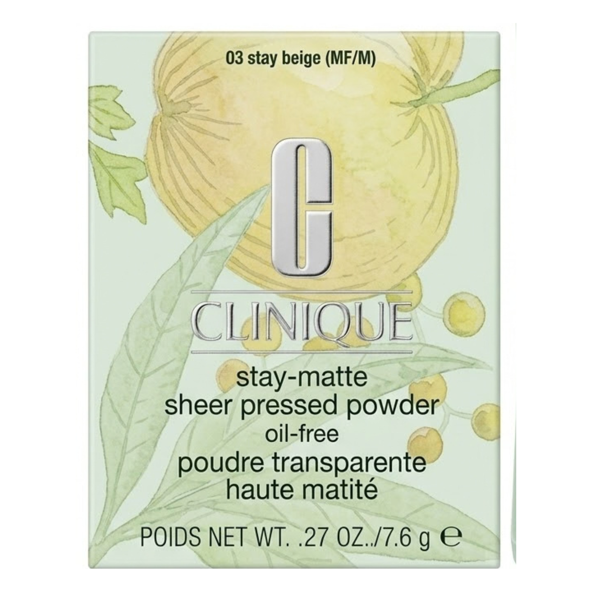 Clinique Stay-Matte Sheer Pressed Powder 7.6g - Stay Beige