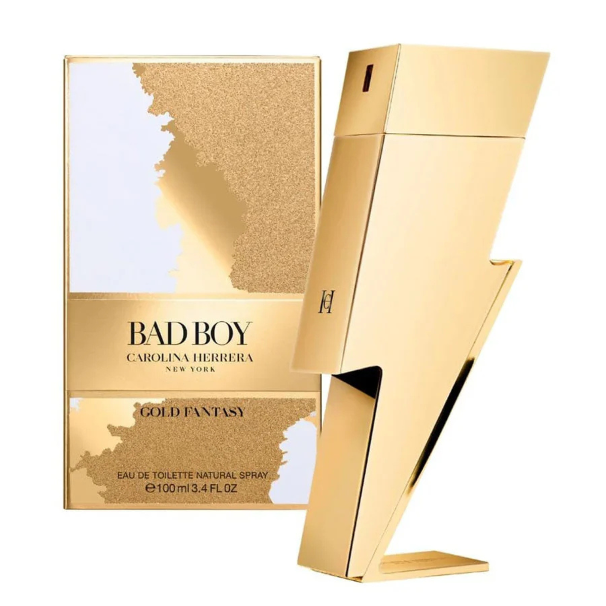 Carolina Herrera Bad Boy Gold Fantasy Eau de Toilette 100ml Spray