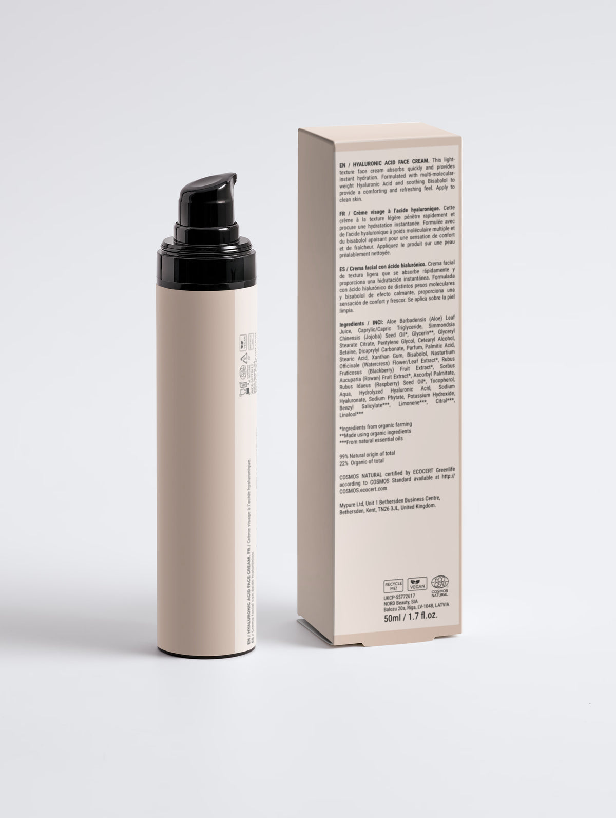 Hyaluronic Acid Face Cream for Men