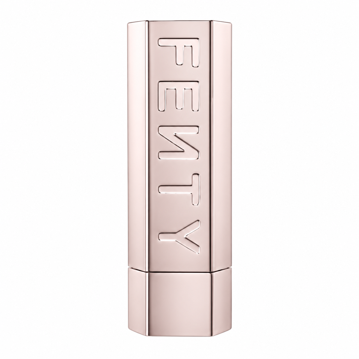 Fenty Beauty Icon The Case Refillable Lipstick Case - Metallic Nude Empty