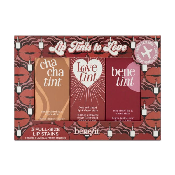 Benefit Lip Tints To Love Gift Set – 3 x 6ml