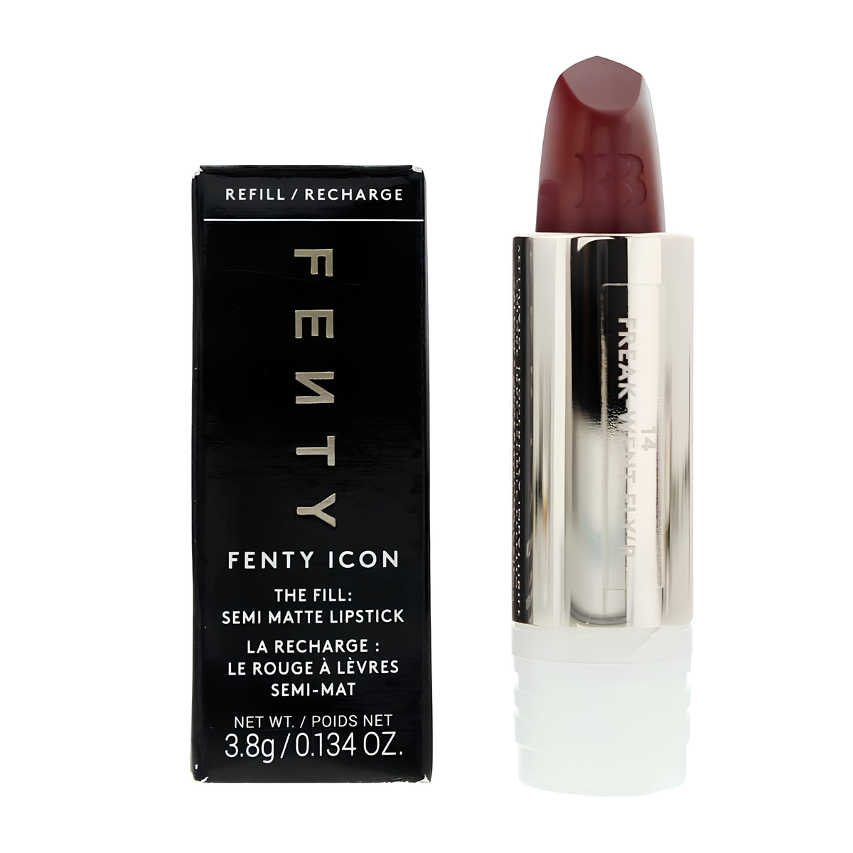 Fenty Beauty Icon The Fill Semi-Matte Lipstick 3.8g - Freak-went Fly'r Refill