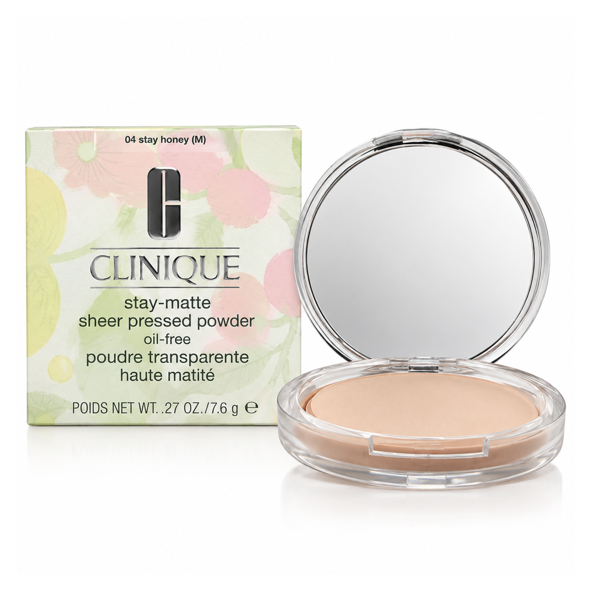 Clinique Stay-Matte Sheer Pressed Powder Oil-Free 7.6g - Honey