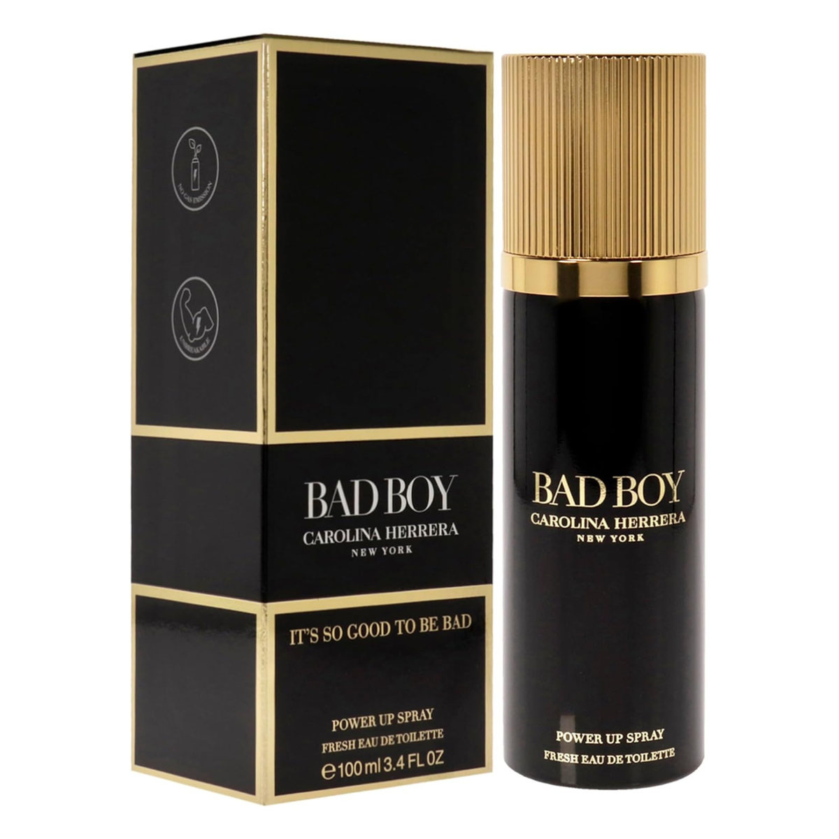 Carolina Herrera Bad Boy Power Up Spray Fresh Eau de Toilette 100ml Spray