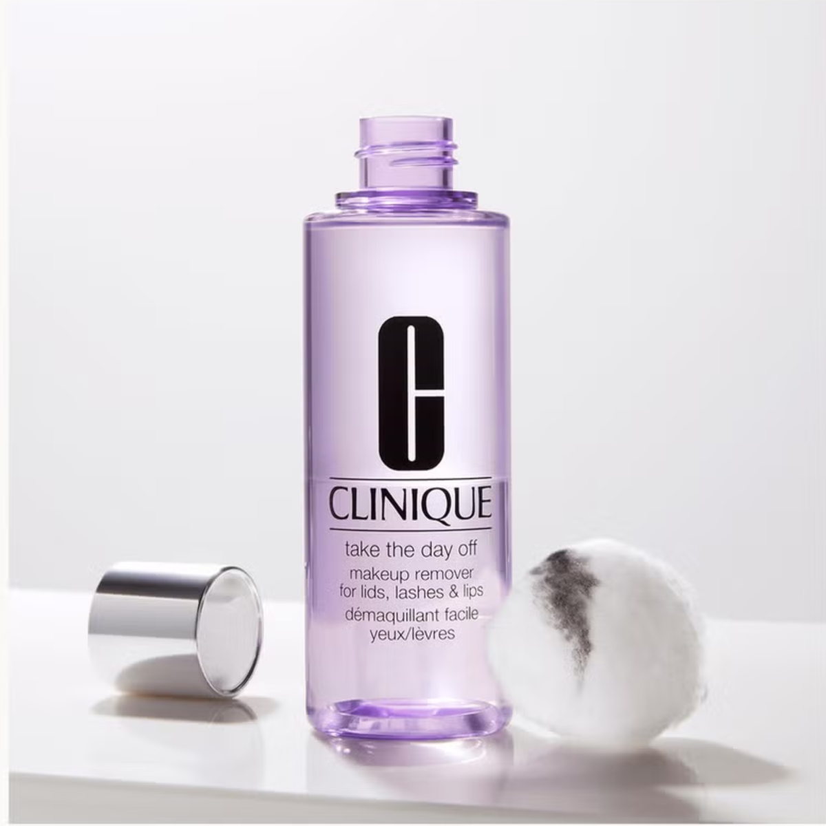 Clinique Cleansing Range Take The Day Off Makeup Remover 125ml Lids, Lashes & Lips