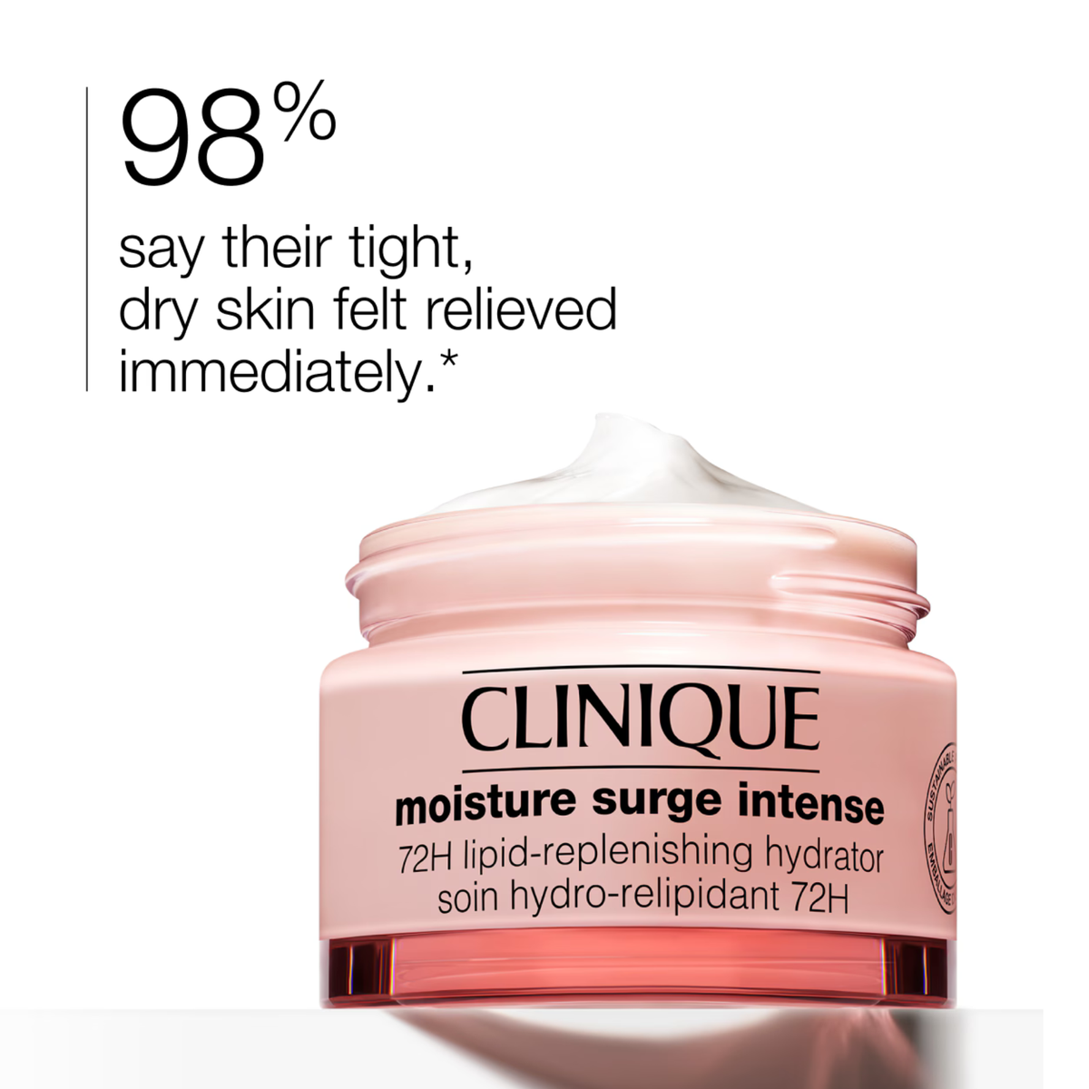 Clinique Moisture Surge Intense 72H Lipid-Replenishing Hydrator Cream-Gel 75ml