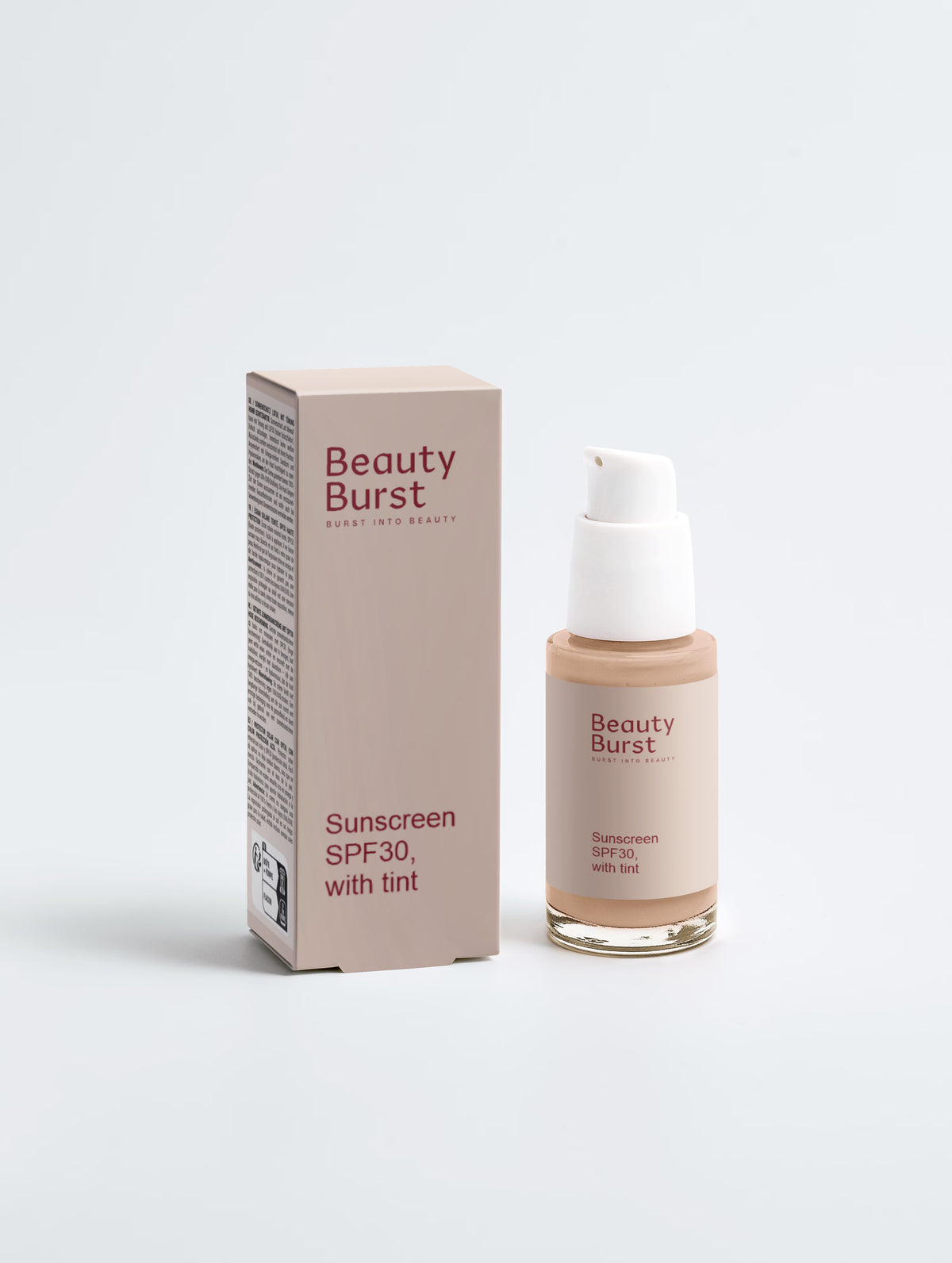 Sunscreen SPF30, with tint