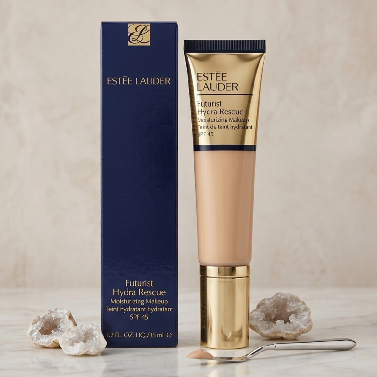 Estée Lauder Futurist Hydra Rescue SPF45 Moisturizing Foundation 35ml - 2N1DESERT BEIGE